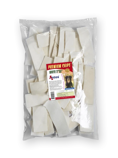 2"x6" Premium Chips White 1 kg