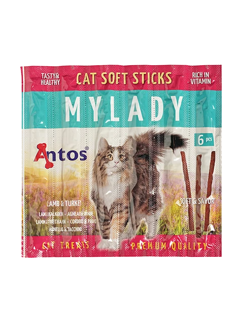 Cat Soft Sticks Mylady Lam&Kalkoen 6 stuks