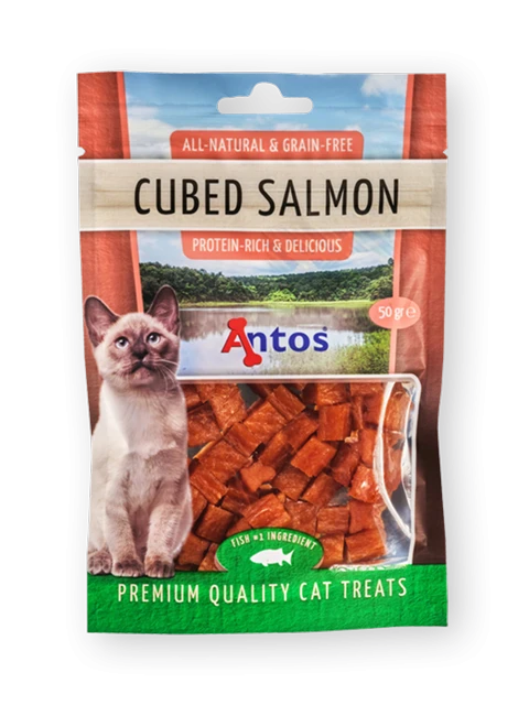 Cat Treats Cubed Zalm 50 gr