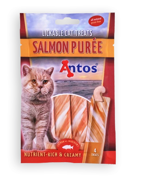 Cat Treats Purée Zalm 4 stuks