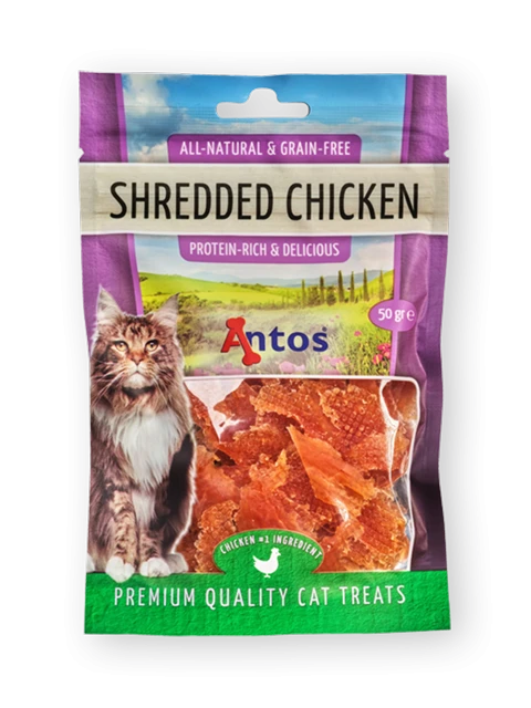 Cat Treats Shredded Kip 50 gr