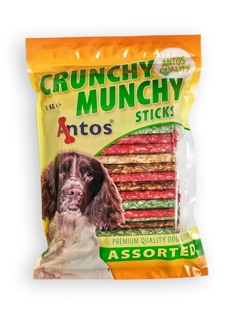 Crunchy Munchy Sticks 5" 10 mm Assorti