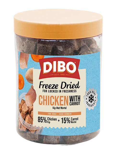 DIBO Freeze-Dried Kip & Wortel 90 gr