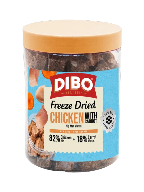 DIBO Freeze-Dried Kip & Wortel 90 gr