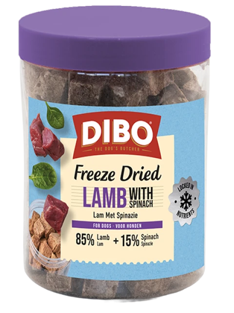 DIBO Freeze-Dried Lam & Spinazie 90 gr