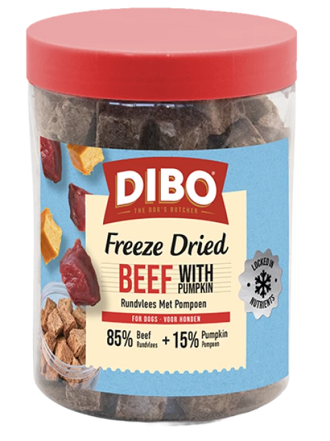 DIBO Freeze-Dried Rundvlees & Pompoen 90 gr