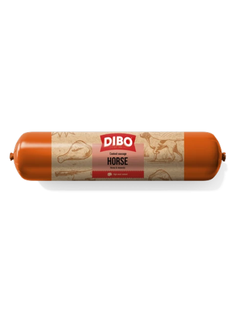 DIBO Houdbare Worst Pur Paard 800 gr