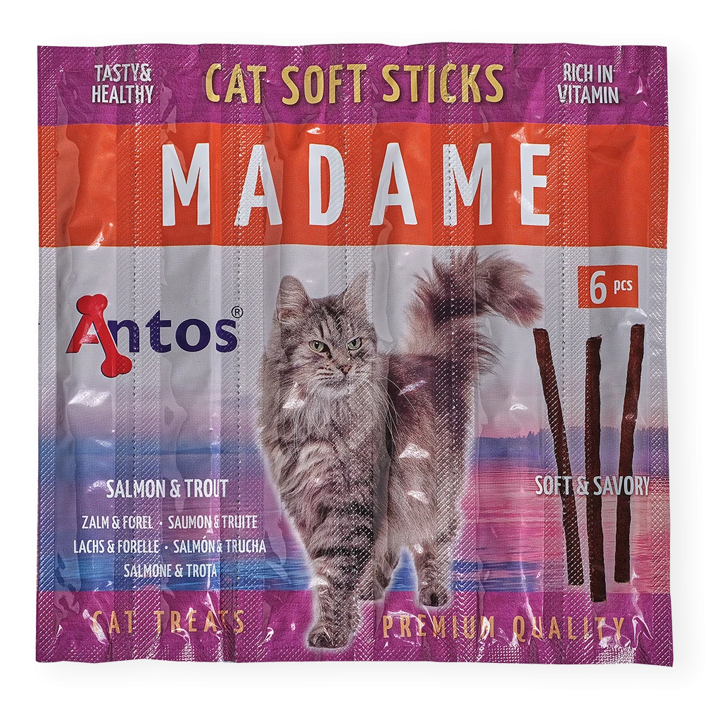 Cat Soft Sticks Madame Zalm&Forel 6 stuks