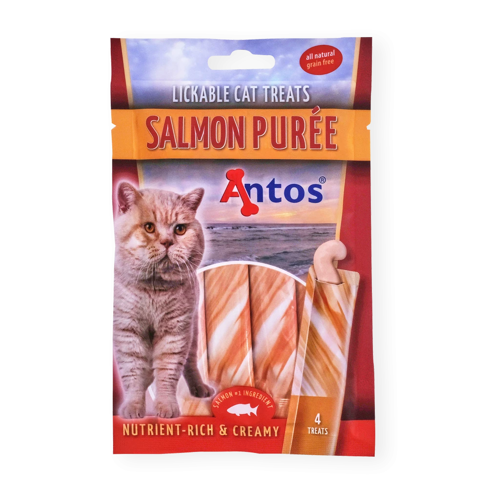 Cat Treats Purée Zalm 4 stuks