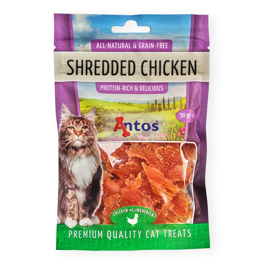 Cat Treats Shredded Kip 50 gr