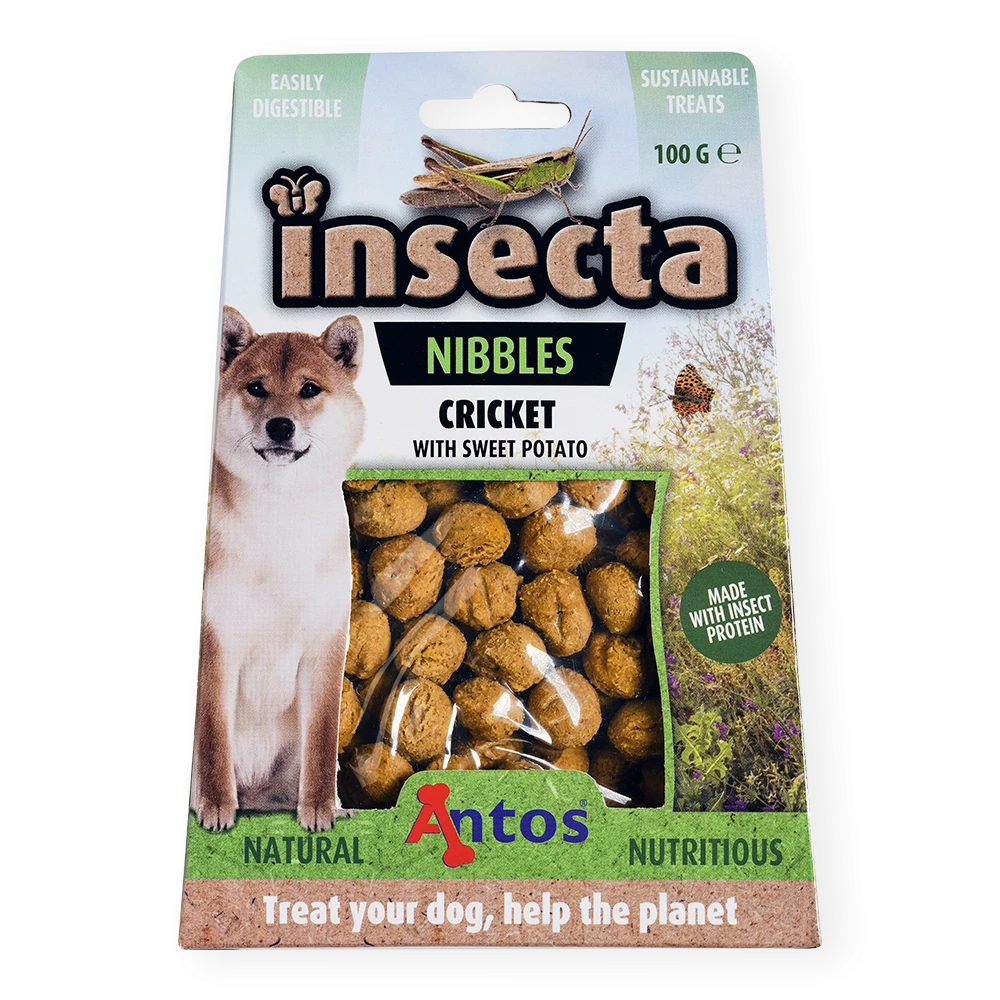 Insecta Nibbles Krekel & Zoete Aardappel 100 gr