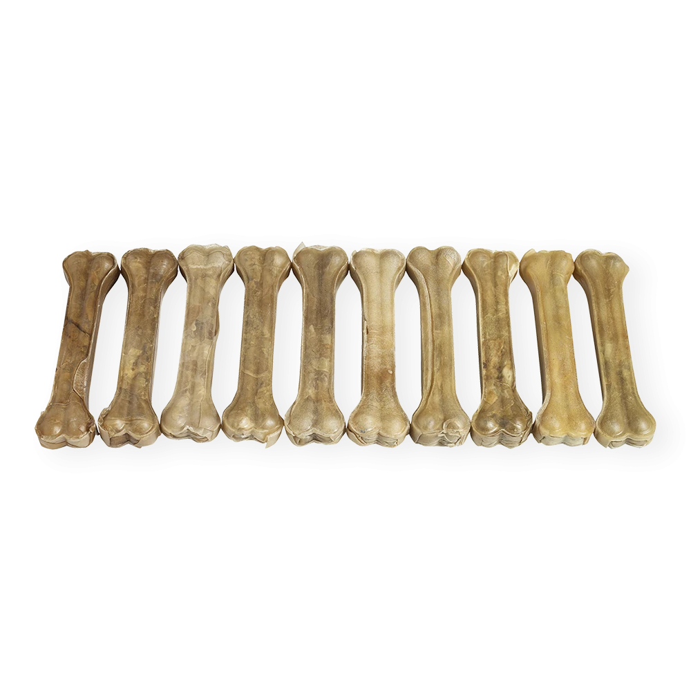 Raw Hide Pressed Bone Natural 10-10½" 280-290 gr