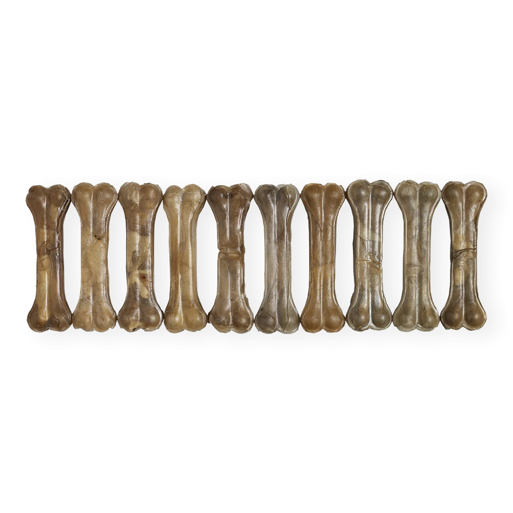 Raw Hide Pressed Bone Natural 6½" 100-105 gr