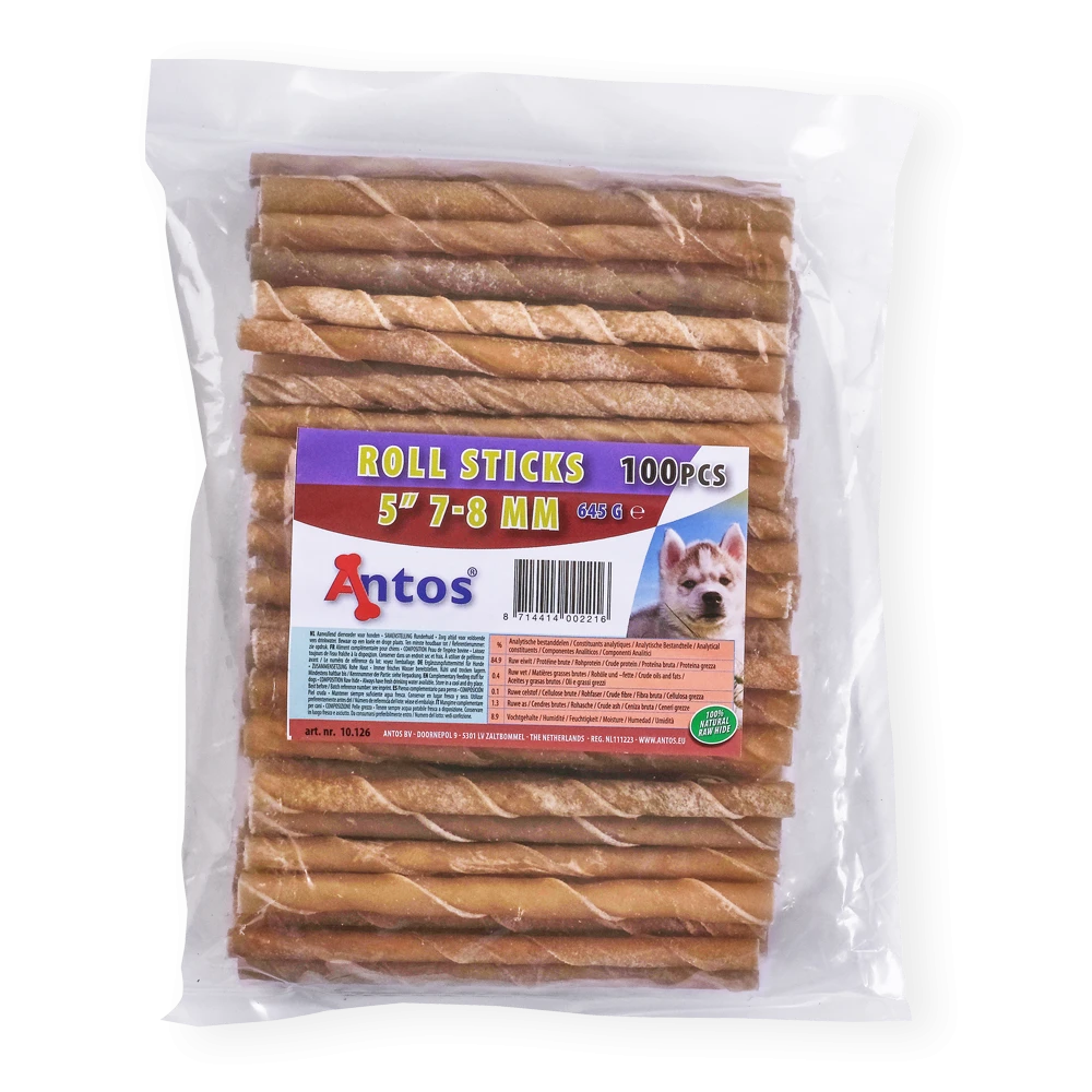 Roll Sticks 5" 7-8 mm 100 stuks