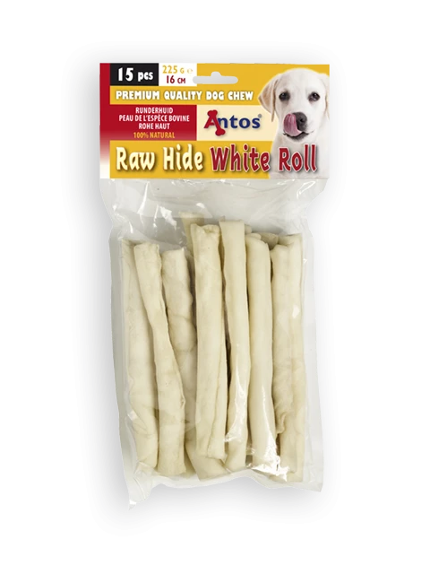 Raw Hide White Roll 15 stuks
