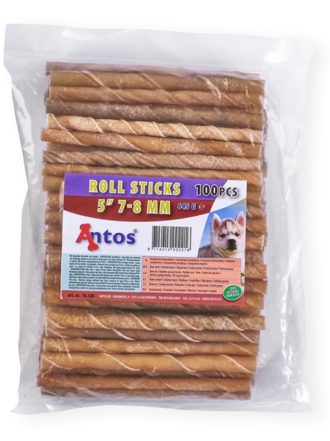 Roll Sticks 5" 7-8 mm 100 stuks