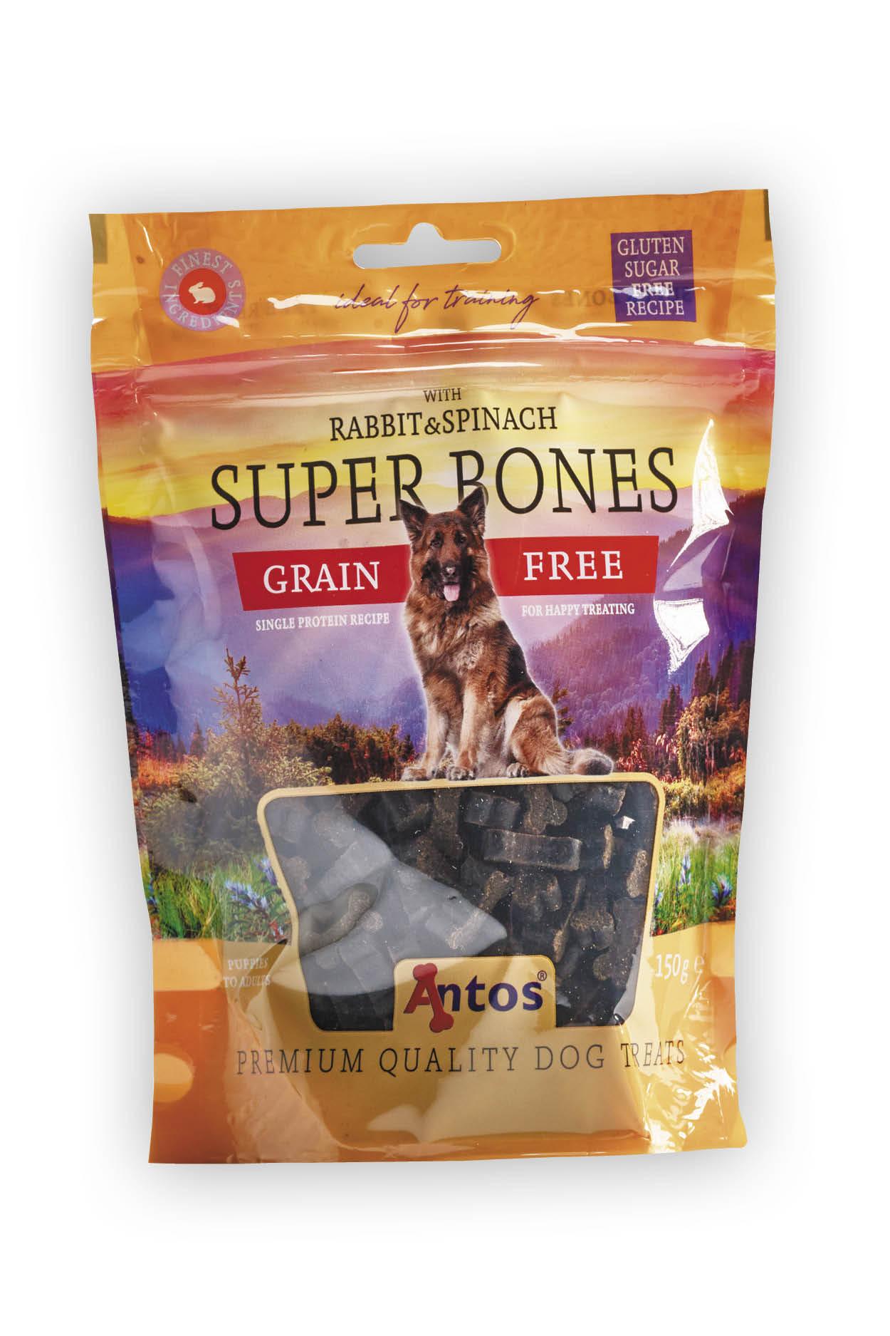 Super Bones Konijn & Spinazie hondenvoeding