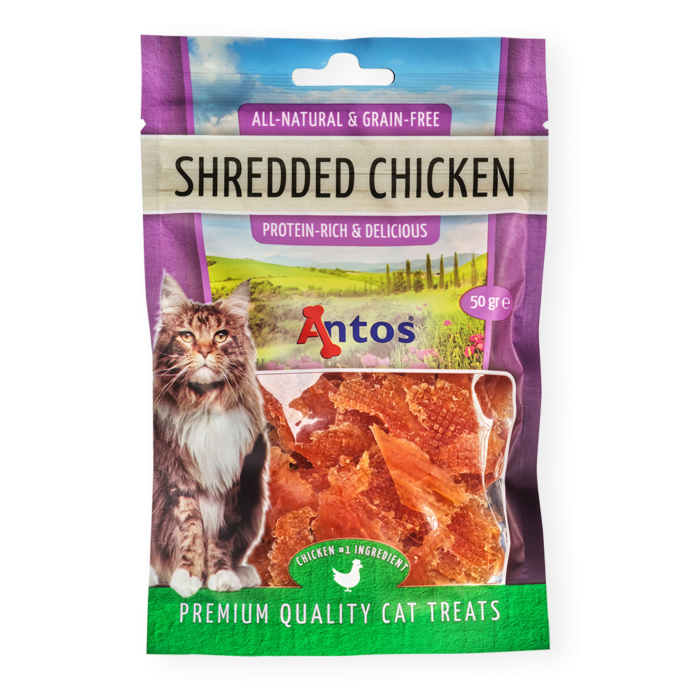 Cat Treats Shredded Kip 50 gr