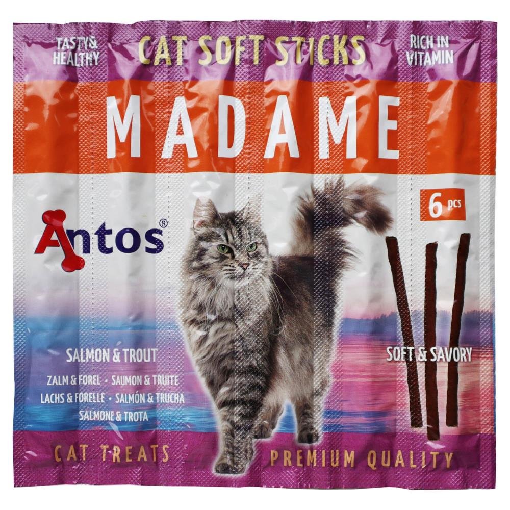 Cat Soft Sticks Madame Zalm&Forel 6 stuks