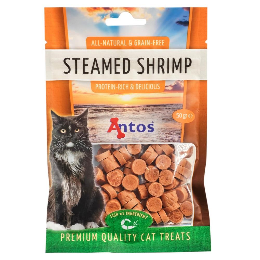 Cat Treats Steamed Garnalen 50 gr