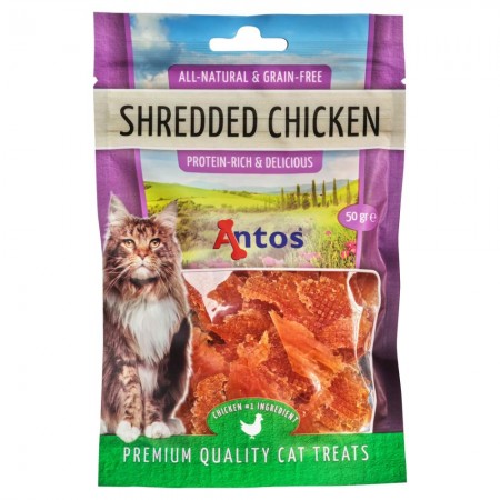 Cat Treats Shredded Kip 50 gr