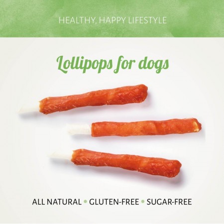 Chicken D'light Lollies 100 gr