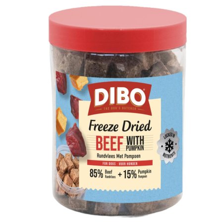 DIBO Freeze-Dried Rundvlees & Pompoen 90 gr