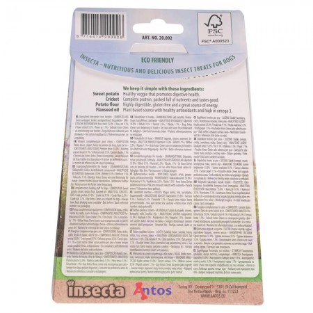 Insecta Nibbles Krekel & Zoete Aardappel 100 gr